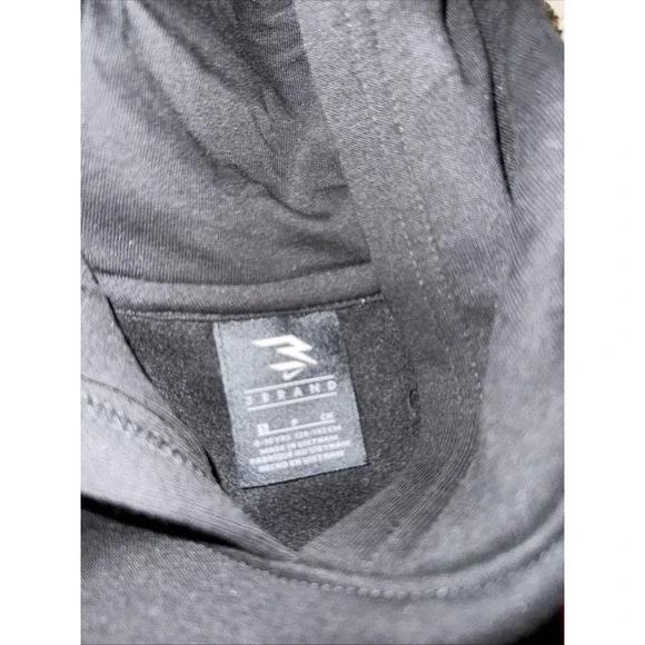 Nike 3BRAND Long Sleeve Sweatshirt Black Hooded Boys Youth Small - Picture 2 of 3